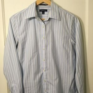 Lands' End Striped Oxford Shirt